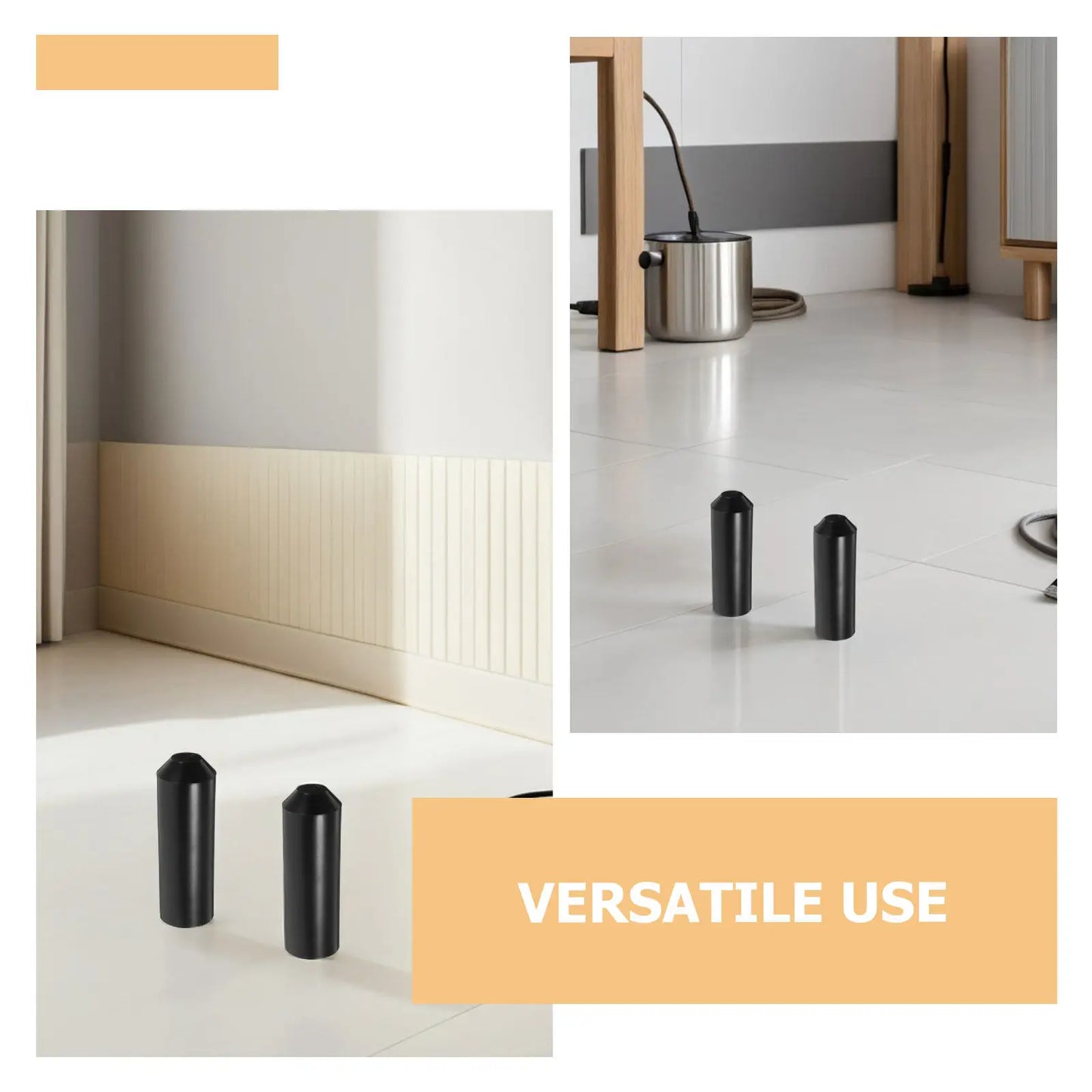 5 Stück Schrumpfkappen, schwarz, 1,5 Zoll, wasserdicht, mit Klebstoff ausgekleidet, für Netzkabel, Ethernet-Kabel, Bootsverkabelung, Schutzrohr