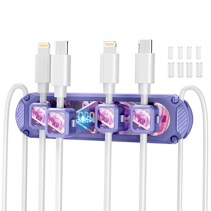 Kabel Veranstalter Kabel USB Management Magnetische Kabel Clips Draht Klemmen Power Kabel Halter für Maus Kopfhörer Tastatur Headset