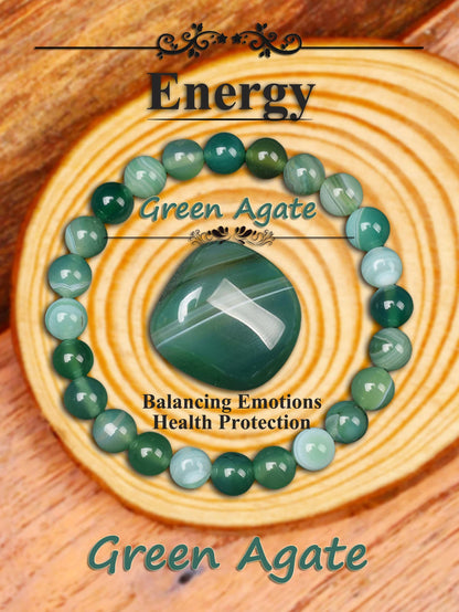 Natural African Bloodstone Beads Bracelet For Courage Protection Grounding Strength Energy Healing & Good Luck Vitality Jewelry