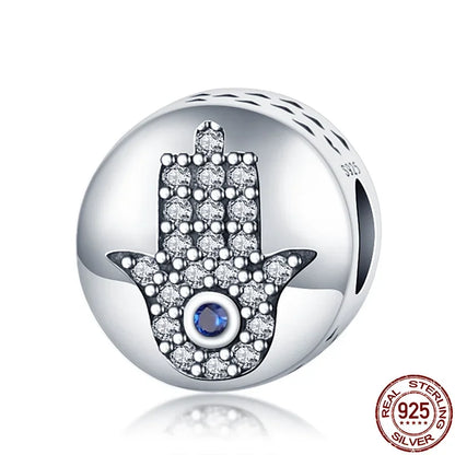 Heißer Verkauf 925 Silber Farbe Evil Eye Charm Dämon Auge Perle Für Original Armband & Armreif DIY Machen Mode Schmuck geschenk