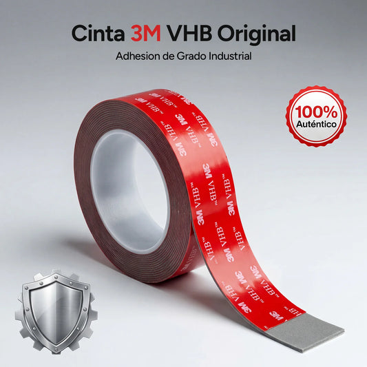 3M VHB 5611 Doppelseitiges Klebeband 1,1mm Hochhaftendes Acrylschaum-Klebeband Wasserdicht und Hitzebeständig bis zu 93°C °   Anpassbare Breite und Länge Speziell für die Befestigung von Autospoilern