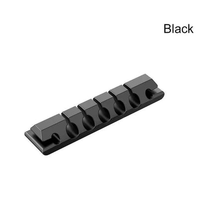 Silikon-Kabelorganisator, USB-Datenkabel-Aufwickler, flexibles Kabelmanagement, Kabelclips für Maus, Kopfhörer, Ohrhörer, Auto-Kabelhalter