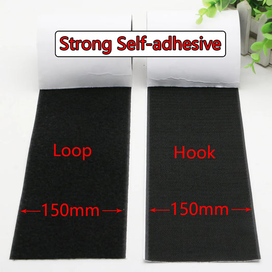 150 mm starkes, selbstklebendes Klettband, magisches Klebeband mit Klebstoff für Heimwerkerarbeiten