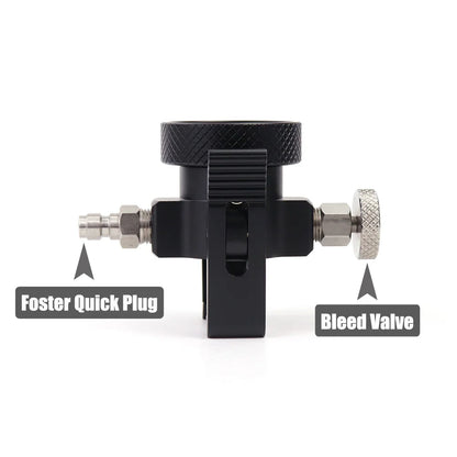 Quick Connect Soda Pink CO2-Tankzylinder (Terra DUO Art), Nachfülladapter, Ein/Aus-Adapter mit Entlüftungsventil, Messgerät DIN477