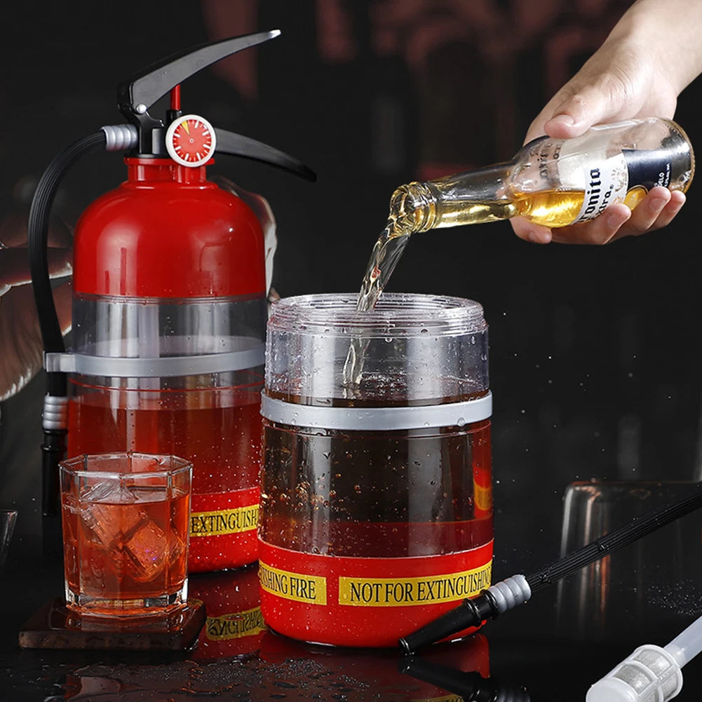 1,5 l Wein Getränkesp ender Feuerlöscher Aus gießer Party Biersp ender Getränk Wein Spirituosen Bier für Party Bar Zubehör