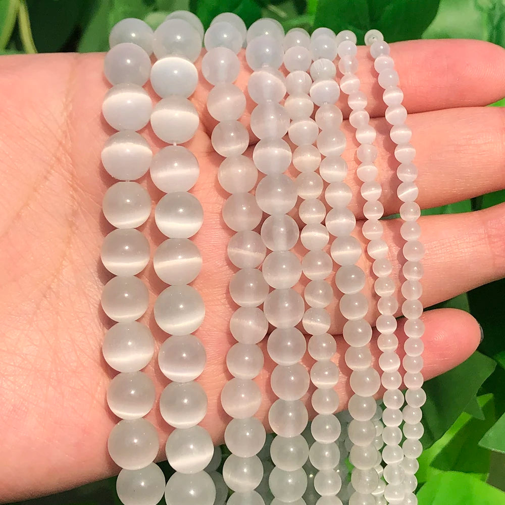 Naturstein Rose Rosa Quarz Kristall Runde Lose Perlen 15''Strang 4 6 8 10 12 MM Pick Größe für Schmuck Machen Diy Armband