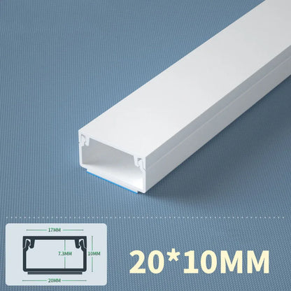 50/100 cm Kabelabdeckungen, Kabelversteck, TV-Kabelmanagement-Abdeckungen, Kabel, Verkabelungskanäle, PVC-Kabelkanal, Kabelhülsenhalter