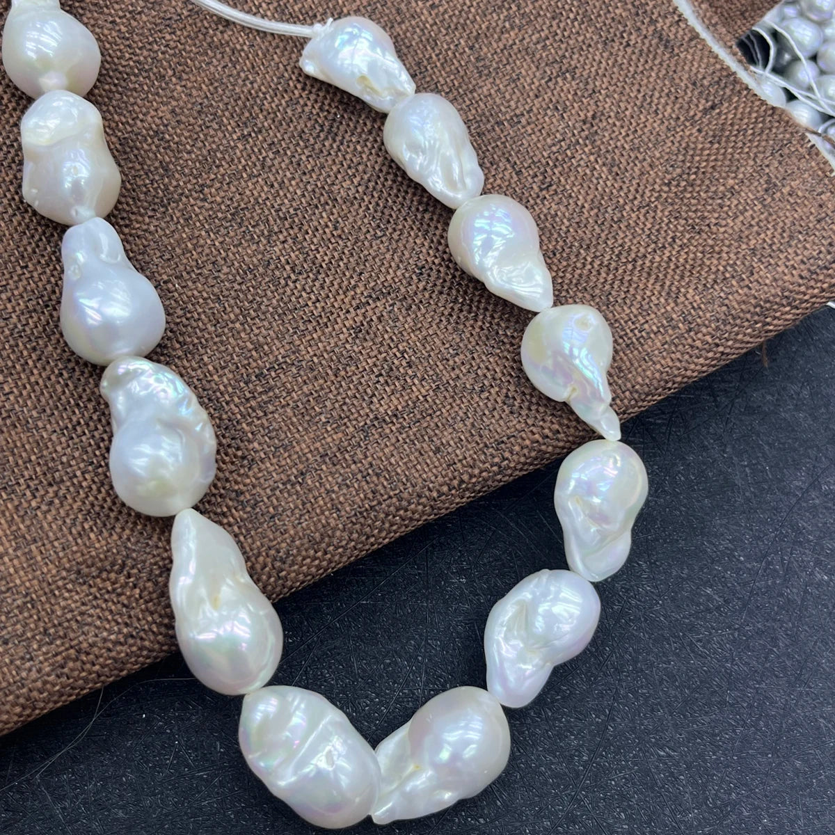 AAA Fischschwanzförmige barocke natürliche Süßwasserperle Halbzeuge Perlen für Schmuckherstellung DIY Halsketten Armbänder Ohrringe