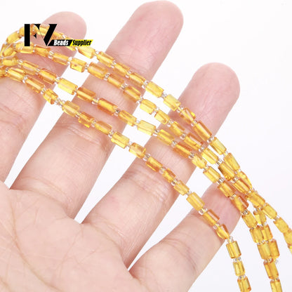 Naturstein Bernstein Runde unregelmäßige Rondelle Edelstein lose Perlen facettierte lose Perlen für Schmuckherstellung DIY Armband handgefertigt