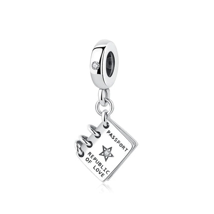 Original 100% 925 Sterling Silber Charm Bead Reise Taxi Motorrad Riesenrad Charms Fit Pandora Armbänder Frauen Diy Schmuck