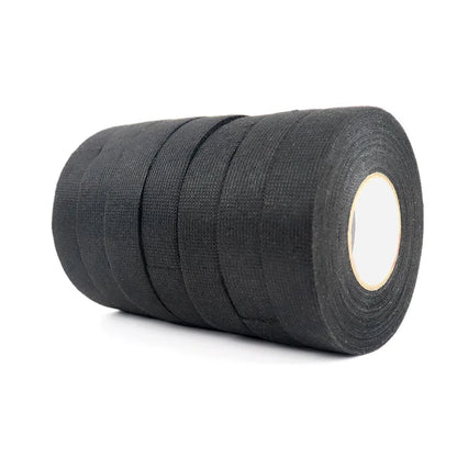 15 Meter hitzebeständiges, flammhemmendes Klebeband, selbstklebendes Coroplast-Gewebeband für Auto-Kabelbaum, Kabelbaum, Schutzband