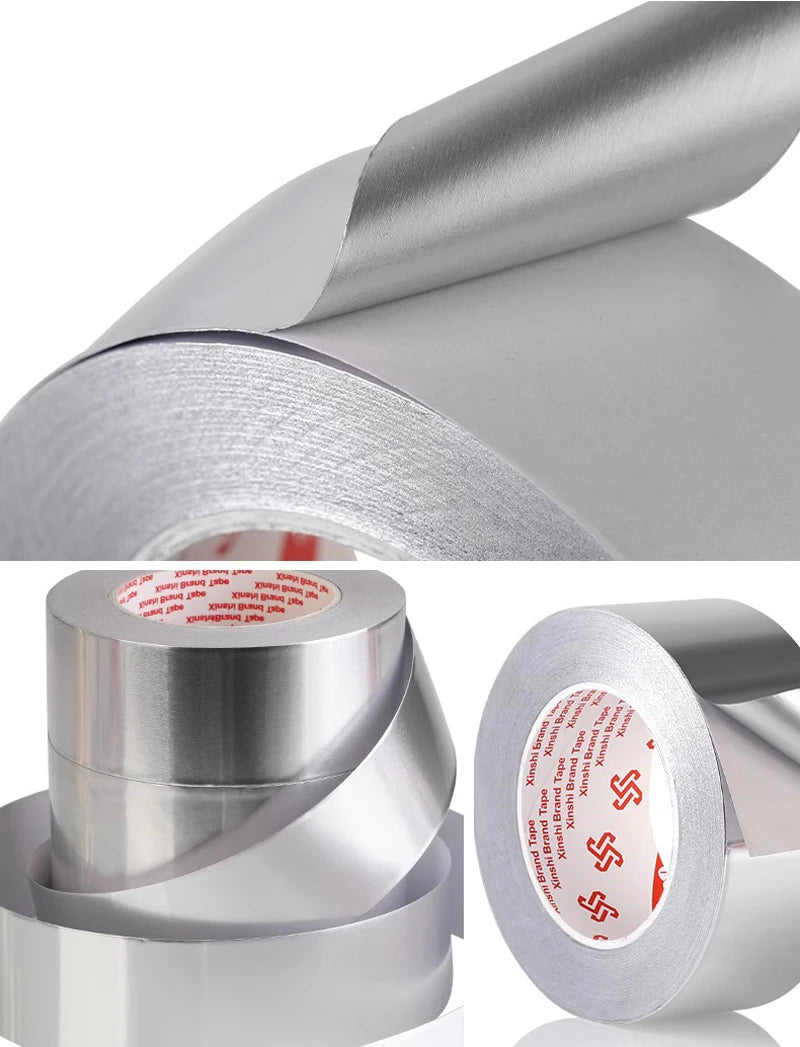 Aluminiumfolienband, wasserdichte Wärmedämmung, Hochtemperatur-Zinnfolienreparatur, auslaufsicheres, selbstklebendes Dichtungsband