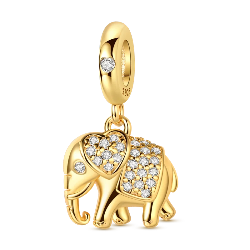 Golden Series Charms aus 925er-Sterlingsilber, zu öffnender Wal-Schmetterlings-Sonnen-Anhänger, CZ-Zirkon, passend für Original-Armbänder, DIY-Schmuck