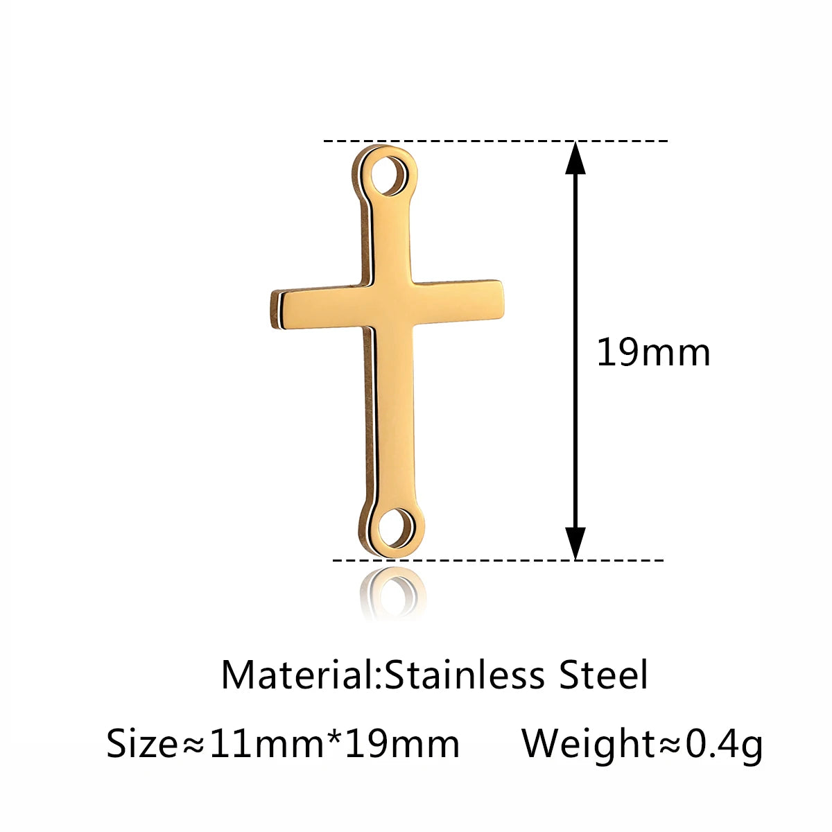 5Pcs Hohl Stern/Mond/Sonne Doppel Loch Charme Edelstahl Halskette Armband Anhänger DIY Link Stecker Schmuck machen Liefert