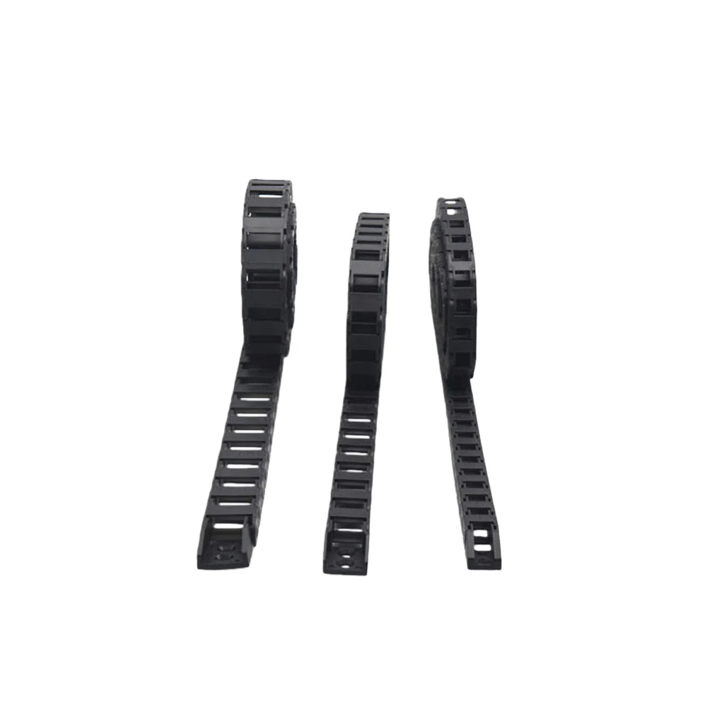Kabelschutzkette aus Kunststoff 10x10mm 10x15mm 10x20mm 1M Nicht-klappbare offene Schleppkette für Maschinentransmission