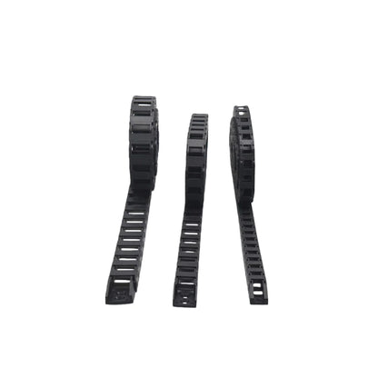 Kabelschutzkette aus Kunststoff 10x10mm 10x15mm 10x20mm 1M Nicht-klappbare offene Schleppkette für Maschinentransmission