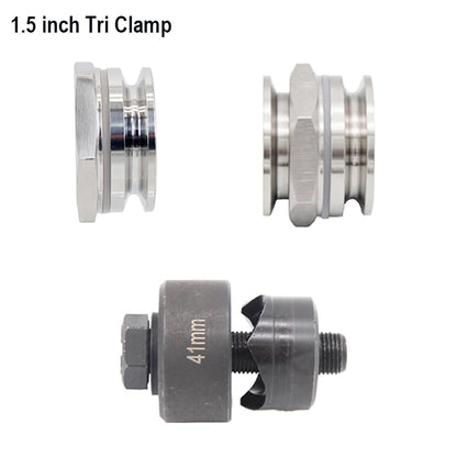 Wasserkocher Nachrüstteil Schweißlose Schott 1,5 Zoll Tri Clamp 304 Edelstahl Doppel TC 41 mm Loch erforderlich n