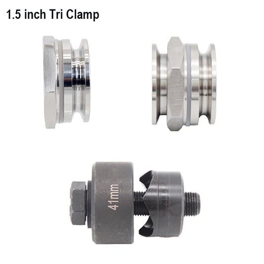 Wasserkocher Nachrüstteil Schweißlose Schott 1,5 Zoll Tri Clamp 304 Edelstahl Doppel TC 41 mm Loch erforderlich n