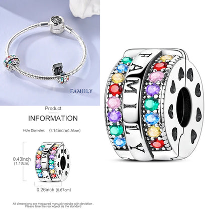 Katze Schmetterling Gänseblümchen CZ Pave Clip Charms Positionierung Schnalle 925 Sterling Silber Silikon Spacer Perlen passen Original Racelet DIY
