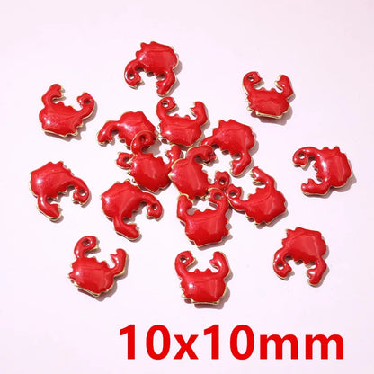 20 Stück 12x6mm Edelstahl Seepferdchen Hippocampus Emaille Anhänger Anhänger Edelstahl DIY Schmuck Herstellung Zubehör Ergebnisse