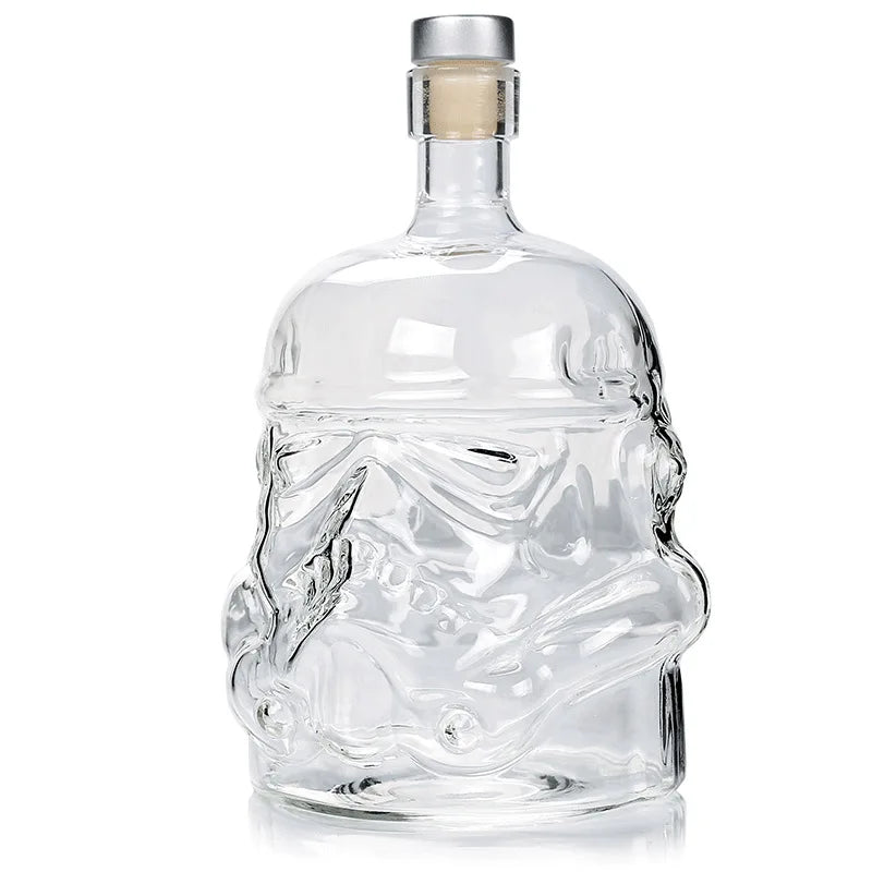 Wein Glas Set Storm Trooper Helm Whisky Dekanter Whisky Glas Tasse Wein Gläser Zubehör Kreative Männer Geschenk Bar Party Heißer
