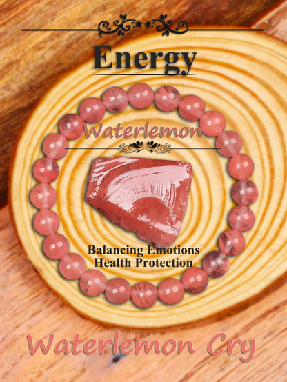 Natural African Bloodstone Beads Bracelet For Courage Protection Grounding Strength Energy Healing & Good Luck Vitality Jewelry