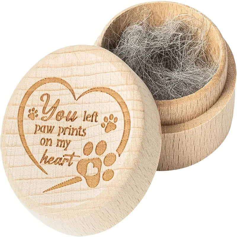 Hund Haar Andenken Box Holz Pet Haar Andenken Box Langlebige Pet Memorial Box Zahn Sammlung Memorial Box Für Hund Und Katze Asche