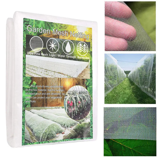 Gartennetz, 10 x 50 Fuß, ultrafeinmaschiges Gewebe, Netzschutz, Pflanzenabdeckung, Bildschirm, Gemüse, Strauch, Obst, Baum, Blumen, Insektenbarriere