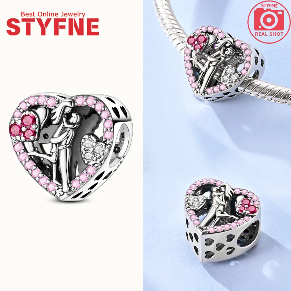 2025 S925 Silber Unendlichkeit Liebe Baumeln Charms Wie Schlange Verwickeln Perlen Fit Original Armband Diy Zubehör Edlen Schmuck Geschenke