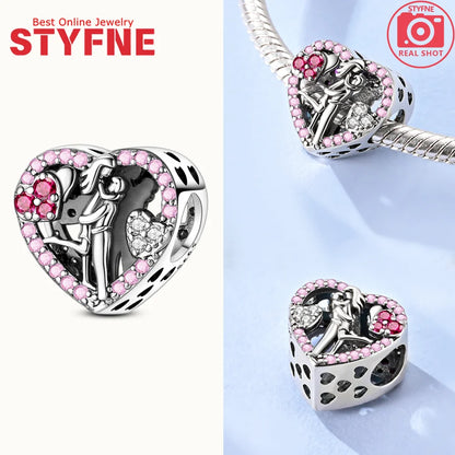 2025 S925 Silber Unendlichkeit Liebe Baumeln Charms Wie Schlange Verwickeln Perlen Fit Original Armband Diy Zubehör Edlen Schmuck Geschenke