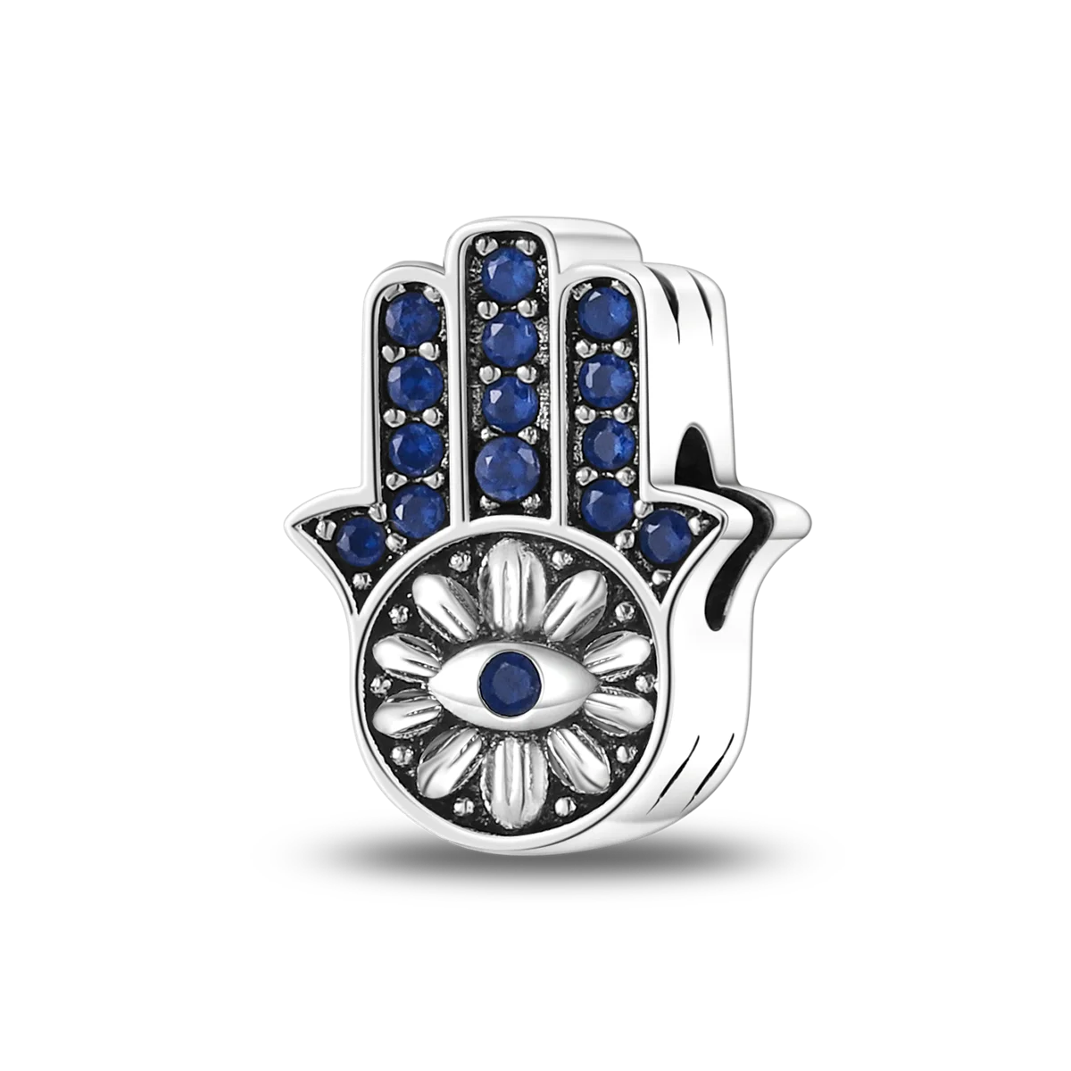Charm-Anhänger aus Silber 925, blaue Serie, passend für Armbänder, Charms, DIY, originelle Mode-Anhänger für Schmuckherstellung
