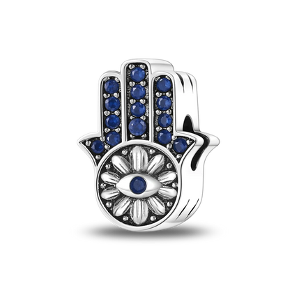 Charm-Anhänger aus Silber 925, blaue Serie, passend für Armbänder, Charms, DIY, originelle Mode-Anhänger für Schmuckherstellung