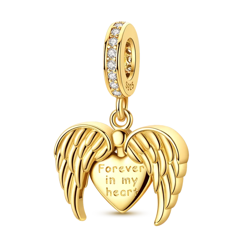 Gelber Sonnenblumen-Charm aus 925er Silber, Original-Zirkon, Kolibri, Einhorn-Charms, passend für Armbänder, DIY-Schmuck für Frauen, Hochzeitsgeschenk