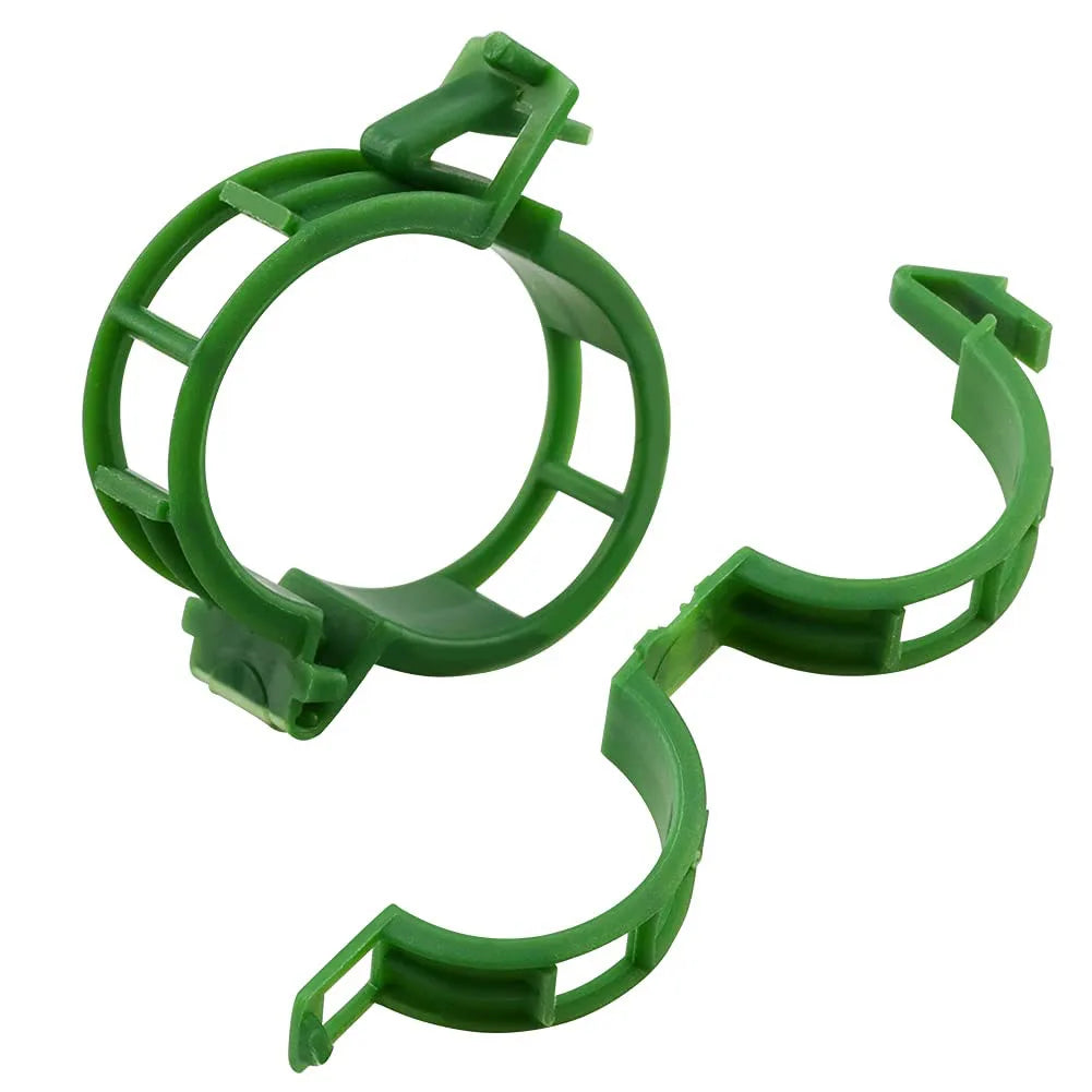100/300 Stück Pflanzenstützclips, Kunststoff-Gartenranken-Befestigungsclips für Kletterpflanzen, Tomaten, Weinreben, Pflanzenstielhalter
