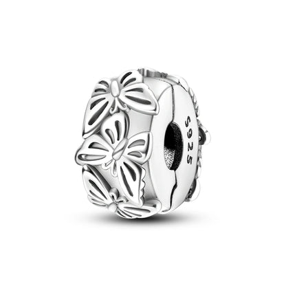 Heißer Verkauf 925 Silber Charms Perlen Schmetterling Serie Fit Original Armband Machen Edlen Schmuck Frauen DIY Geschenk