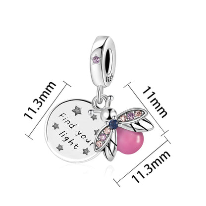 Heißer Verkauf 925er Sterlingsilber Blauwal & Marienkäfer & Engel baumelnder Charm für Armband Boutique Halskette MiNi-Serie Anhänger Geschenk