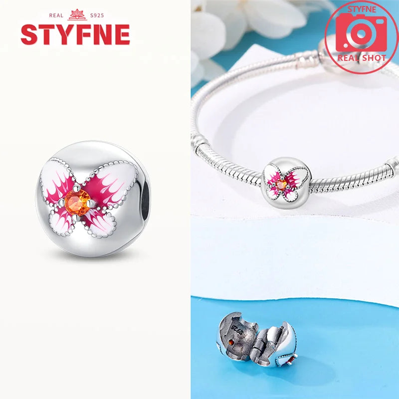 Neue Silber 925 Blaue Libelle Schmetterling Charms Perlen Fit Original Armband für Frauen DIY Edlen Schmuck Zubehör Perlen Geschenke