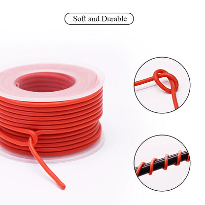 Box-Verpackungsset aus weichem Silikondraht, hitzebeständiges Litzenkabel, 30/28/26/24/22/20/18/17/16 AWG, elektrisches verzinntes Kupfer