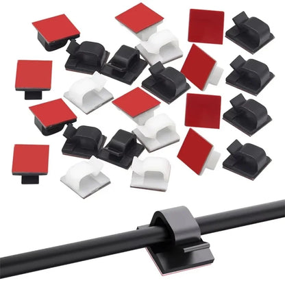 20-200Pcs Kabel Organizer Clips Draht Wickler Halter Kopfhörer Maus Kabel Clip Protector USB Kabel Management Clips draht Manager