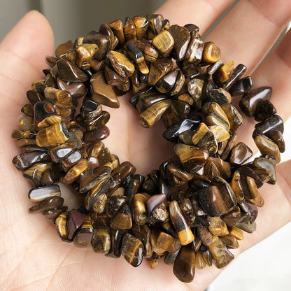 3–8 mm natürliche unregelmäßige rote Granatsteinperlen, Kieschips, lose Distanzperlen für Schmuckherstellung, DIY-Ohrring-Halsketten-Zubehör