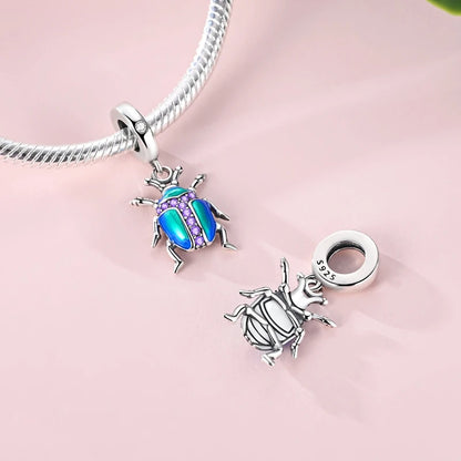 Flugzeug-Charm, 925er Silber, Original-Zirkon, Kleeblatt, Avocado, Charms, Perle, passend für Armbänder, DIY-Schmuck für Frauen, Hochzeitstag, Geschenk