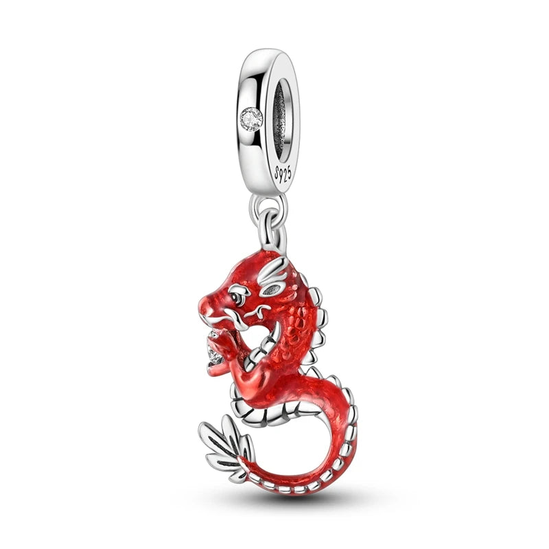 Neu in heißen Verkäufen 925 Sterling Silber Charms Anhänger Perlen passen 925 Original Armbänder für Frauen DIY Geburtstag Schmuck Geschenke