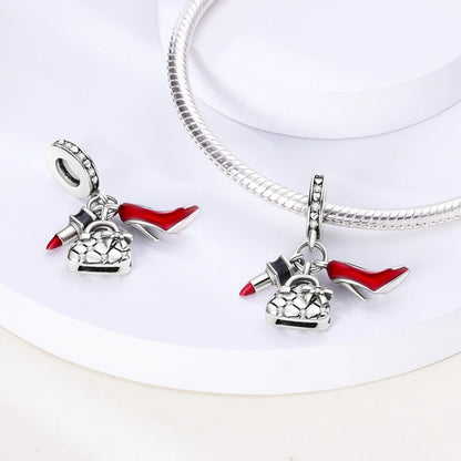 Charm-Perle aus 925er-Sterlingsilber, Mutter-Geschenk, Mutter, Liebe, glückliche Familie, baumelnd, passend für Original-Armreif, Halskette, DIY-Schmuck