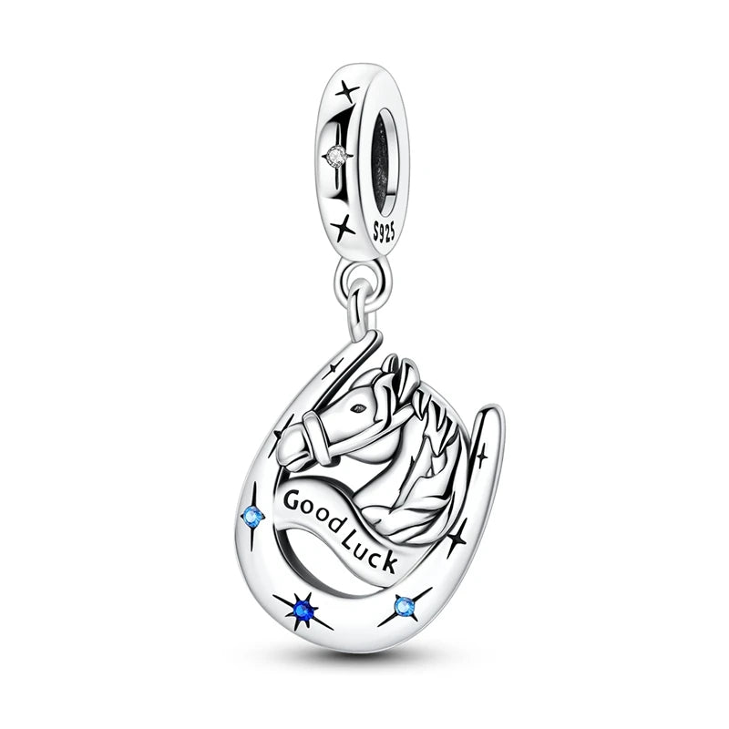 Charms aus 925er-Sterlingsilber, Flugzeug, Reisepass, Elefant, Perlenanhänger, passend für Original-Armbänder, für Frauen, Geburtstag, Modeschmuck, Geschenk