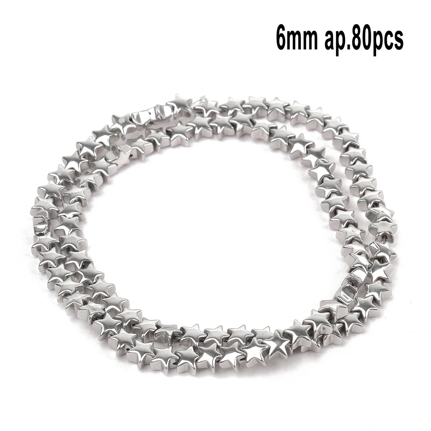 Großhandel AAA Rhodium Hämatit Perlen Charms Herz Stern Rohr Facettierte Runde Unregelmäßige Geometrische Form Perlen Für Schmuck Machen