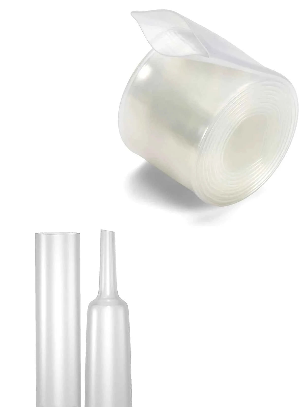 Φ1,6 mm bis Φ50 mm Schrumpfschlauch, Verhältnis 3:1, doppelwandiges, mit Kleber ausgekleidetes, schrumpfbares Drahtwickelrohr, wasserdicht, industriell, transparent