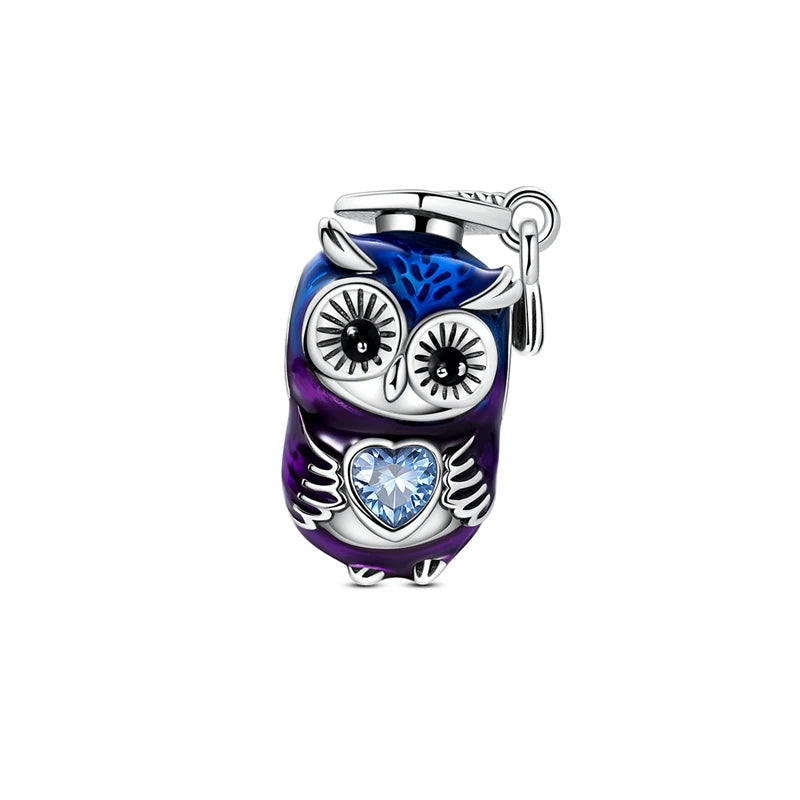Graduation Series Original Charms Perlen Anhänger 925 Sterling Silber Blumen Kappe Herz Charms für Armband DIY Party Schmuck Geschenk