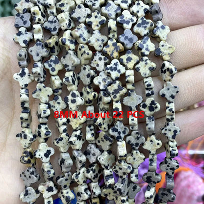 Natürliche Stein Dalmatiner Jaspis Runde Würfel Facettierte Rondelle Lose Spacer Perlen Für Schmuck Machen Charms DIY Armbänder Halskette