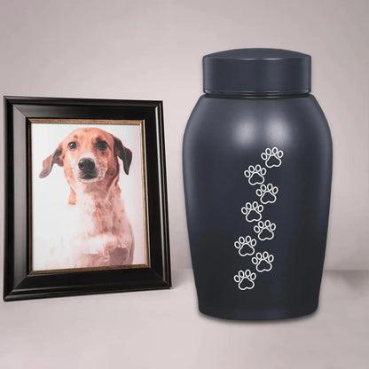 Dog Cat Ashes Stainless Steel Pet Urn Funeral Cremation Urn Pet Burial Memorial Keepsake Box Kitty Kitten