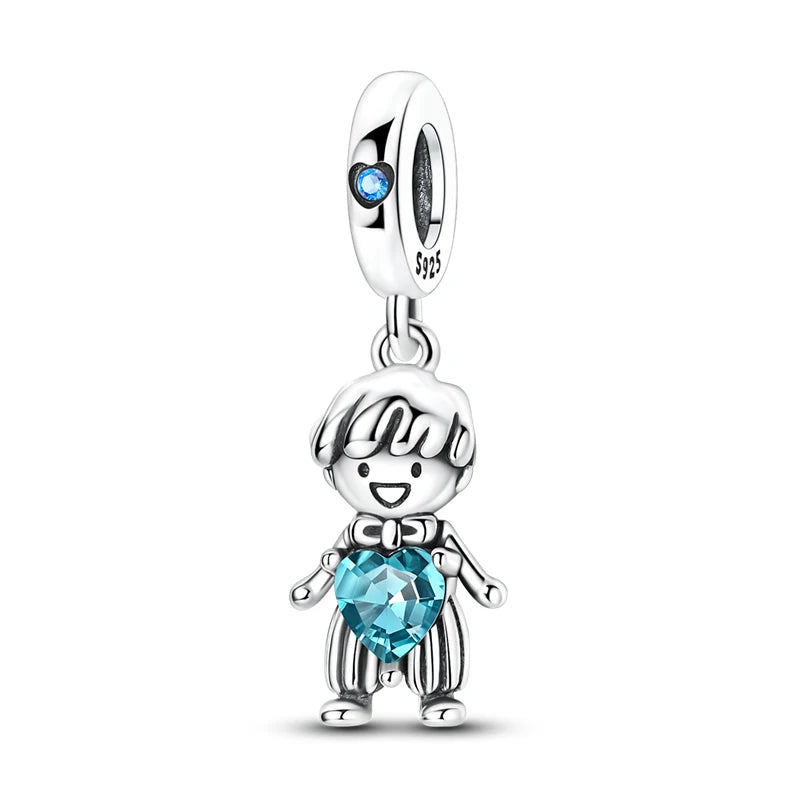 Teufelsaugen-Charm aus 925er Silber, Original-Hand der Fatima, blauer Zirkon, Kreuz, blaue Augen, passend für Armbänder, DIY-Herstellung von Schmuck, Geschenk
